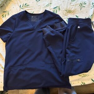 Figs Navy Scrub SET size S